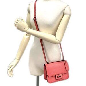 Coach Crossbody Bag Leather Pink Women Handbag New with tags $495